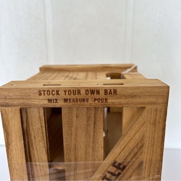 ARTLAND MIXOLOGY GIN DECANTER IN WOODEN CRATE NWT - Picture 9 of 16